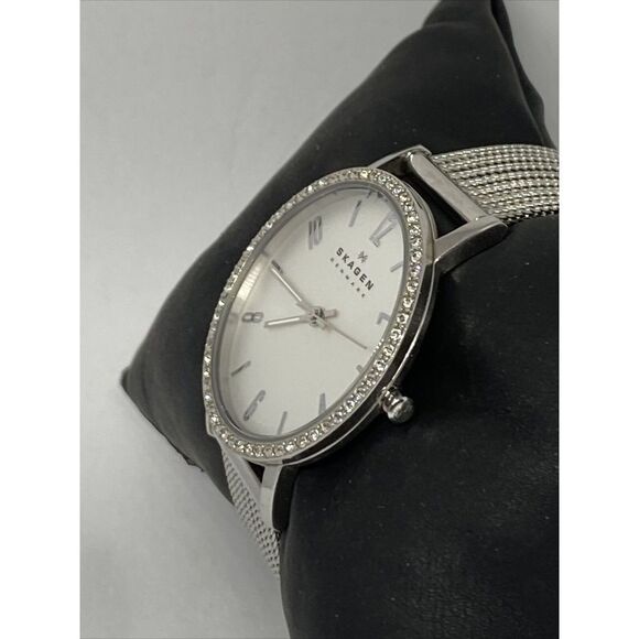 Skagen SKW2284 Women Silver Stainless Steel Analog Dial Quartz Wrist Watch JK616 main image 8